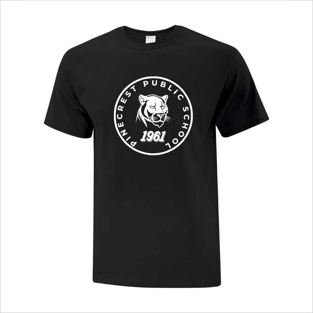 Women's Black T-Shirt - Pinecrest Public School