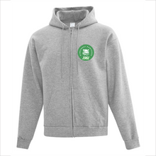 Load image into Gallery viewer, Adult Grey Zip Hoodie - Pinecrest Panthers
