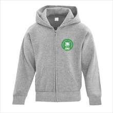 Load image into Gallery viewer, Youth Grey Zip Hoodie - Pinecrest Panthers
