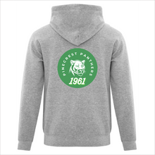 Load image into Gallery viewer, Adult Grey Zip Hoodie - Pinecrest Panthers
