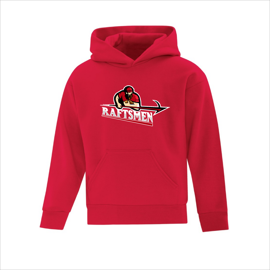 Youth Red Hoodie - Raftsmen Football