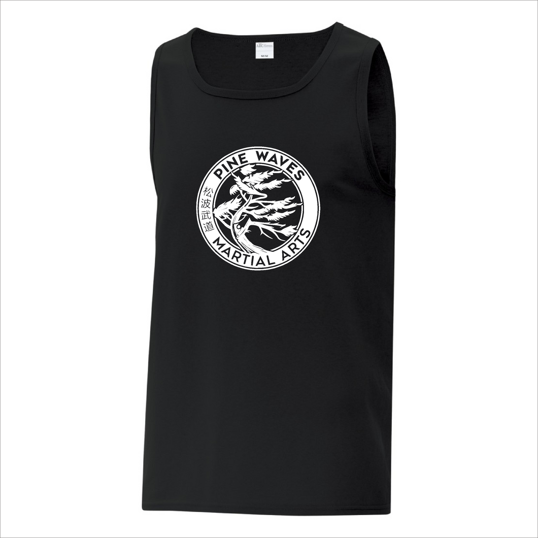 Black Men's Tank Top - Pine Waves Martial Arts