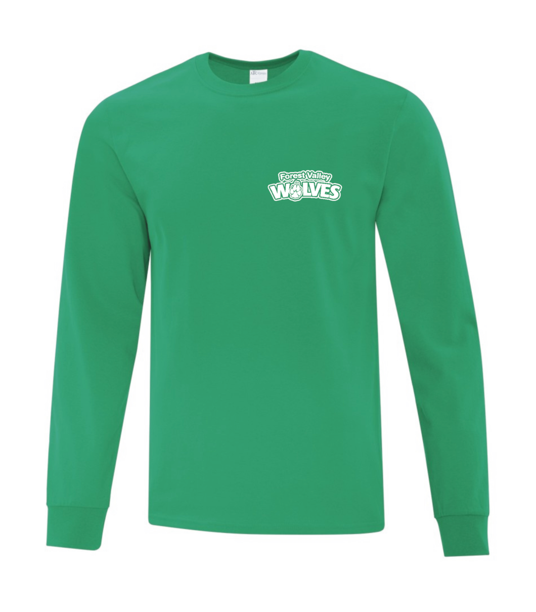 Adult Long Sleeve T-Shirt - Forest Valley Elementary School